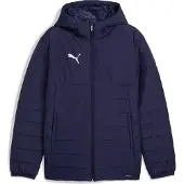 Puma Chaqueta de invierno 'TeamAdditions' azul oscuro / blanco