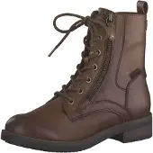 Tamaris Botines con cordones marrón