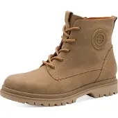 Tamaris Botines con cordones camelo