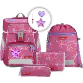 Step by step Space Juego de mochilas escolares 5 piezas rosa