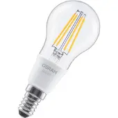 Osram Ledvance Bombilla inteligente E14 | Esférica P45 | Transparente | 2700K | Wi-Fi | 4W