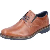 Rieker Zapatos con cordón navy / cognac