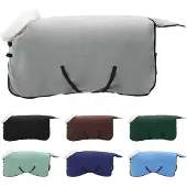 vidaXL : Manta para caballo, completa, gris claro, 75 cm, polarfleece