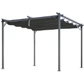 AGA Pabellón de Jardín 3x3 m Gris