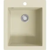 Syfax Fregadero de cocina de granito con un seno beige
