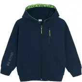 Cool Club Sudadera con cremallera azul oscuro