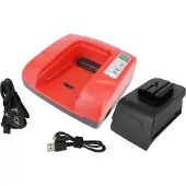 PowerSmart Cargador de batería para MILWAUKEE 48-11-2830, M28 BX