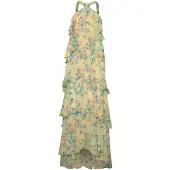 Vero Moda Vestido de noche 'VMFELICIA' azul / amarillo / rosa