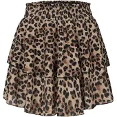 Cloud5ive Falda beige / chocolate / negro