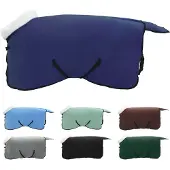 vidaXL Manta para caballo, azul marino, 85 cm, polarfleece