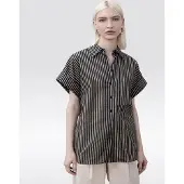 Lola Casademunt Blusa negro / blanco