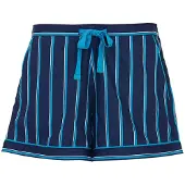 Cyberjammies Pijama de pantalón corto 'Marina' azul / navy / blanco