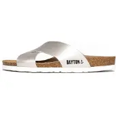 Bayton Zapatos abiertos 'GOMERA' negro / plata