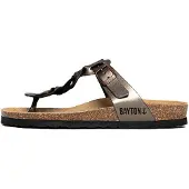 Bayton Zapatos abiertos 'Huelva' bronce / oro / negro