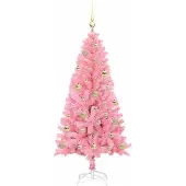 vidaXL Árbol de Navidad rosa, 150 cm, de PVC