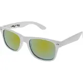 VeyRey Gafas de sol 'Sonnenbrille Nerd verspiegeltes Goldglas' blanco