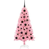 vidaXL Árbol de Navidad rosa, 150 cm, de PVC