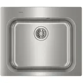 Teka Universe 60 T-XP 1B MAX, Fregadero de encimera, Cuadrado, Acero inoxidable, Acero inoxidable, 1 cuba, Cuadrado