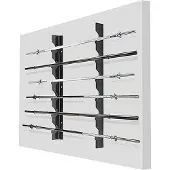 Softee Soporte Para Barra Olímpica 6 Barras
