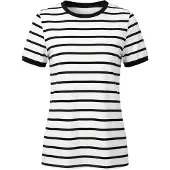 Imily Bela Camiseta negro / blanco