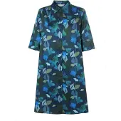 TATUUM Vestido camisero 'Talani 1' azul / azul oscuro / esmeralda