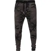 Urban Classics Pantalón gris oscuro / negro