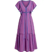 Imily Bela Vestido azul / lila
