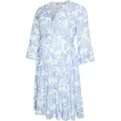 Mamalicious Vestido 'MLJenny' azul claro / blanco