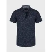 KOROSHI Camisa navy / blanco