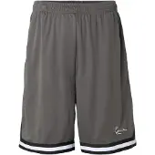 Karl kani Pantalón 'Essential' gris oscuro / negro / blanco