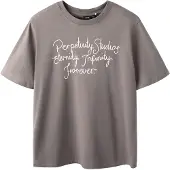 Name it Camiseta color barro / blanco