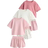 Next Pijama rosa / altrosa / blanco