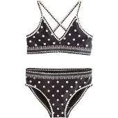 Next Bikini negro / offwhite