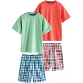 Next Pijama azul / azul claro / verde / langosta