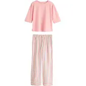 Next Pijama ópalo / rosa claro / blanco