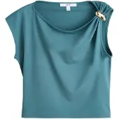Next Blusa azul cian