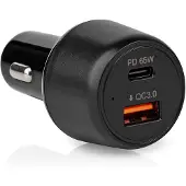 Nedis Cargador De Coche Usb-a &usb-c 65w