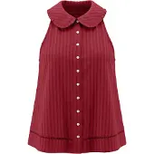 Imily Bela Blusa rojo oscuro