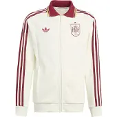 Adidas Sudadera con cremallera deportiva 'Spain Away Anthem Jacket' rojo / offwhite