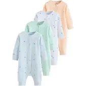 Next Pijama azul oscuro / azul pastel / verde pastel / rosa pastel
