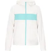 Fernell Chaqueta de entretiempo azul claro / blanco