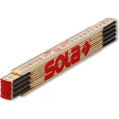 Sola Vouwduimstok madera 10-partes 2 m