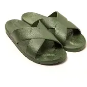 Brasileras Zapatos abiertos 'Loopz' verde oscuro