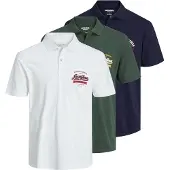 Jack & Jones Camiseta navy / pino / blanco