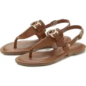 Vivance Sandalias de dedo camelo