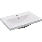 Syfax Lavabo encastrado de cerámica blanco 61x39,5x18,5 cm