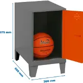 Simonlocker Montadas Taquilla Dism.mini+pies 575x300x500 Mm