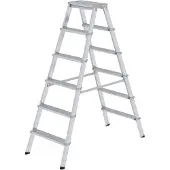 Munk Escalera de tijera MUNK, modelo ML, con 6 escalones