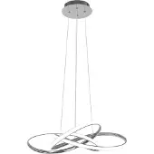 Toolight Lámpara Colgante De Techo App816-Cp Node Led Chrome13X60X70Cm