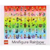LEGO Puzle de 1000 Piezas: Arcoíris de Minifiguras